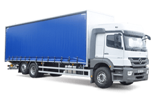 Car Hire Omagh - 26 Tonne Curtain Side Truck - Truck hire Omagh