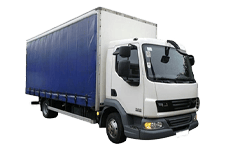 Car Hire Omagh - 7.5 Tonne Curtain Side Truck - Truck hire Omagh
